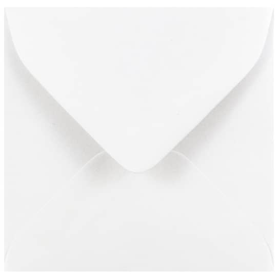 JAM Paper 3" White Square Invitation Envelopes